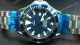 2017 Fake Omega Seamaster Watch SS Blue Dial Blue Bezel (2)_th.jpg